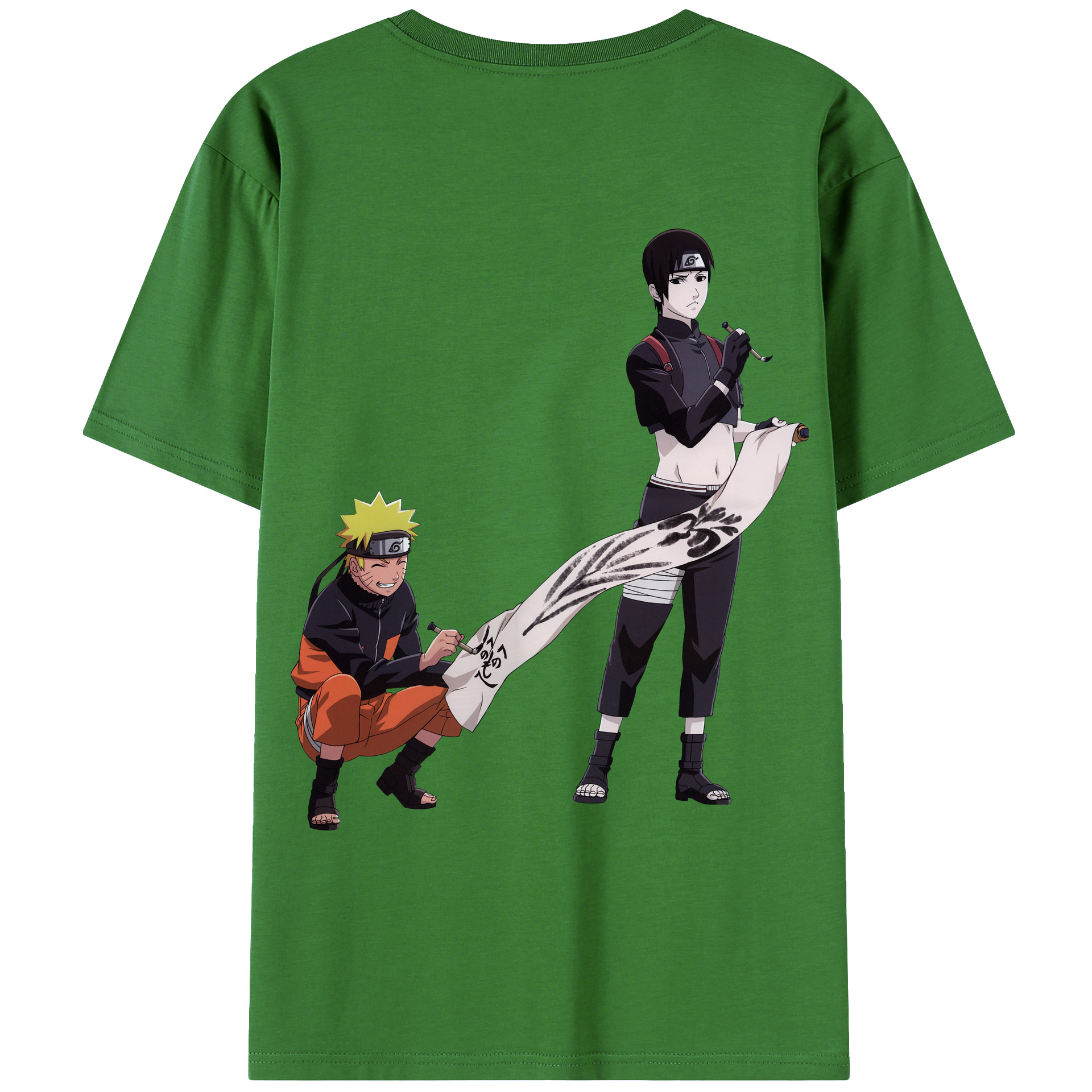 （画像用） NARUTO -ナルト- うずまき ナルト Uzumaki Naruto レディース半袖Tシャツ(バックプリント)